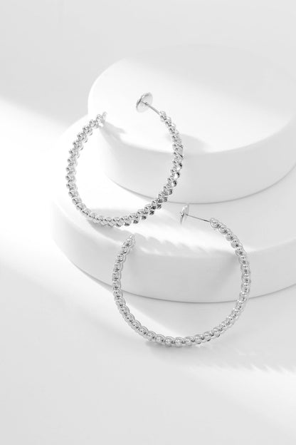 [Bijoux Regalia]Boucles d'oreilles créoles CLASH 