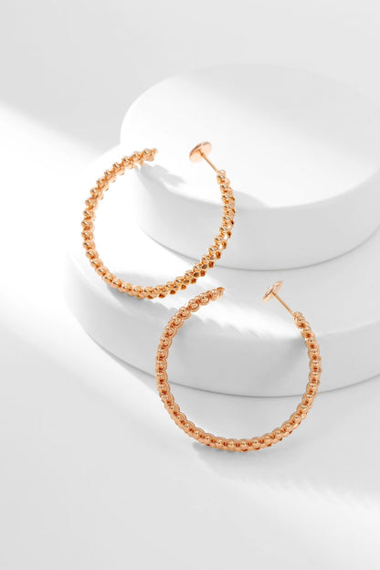 [Bijoux Regalia]Boucles d'oreilles créoles CLASH 