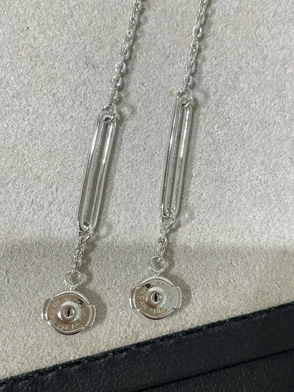 [Regalia jewelry]CHAINE CHAOS DIAMOND DROP EARRINGS