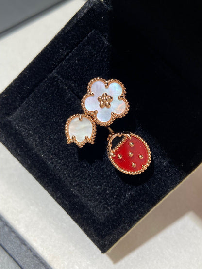 [Joyas Regalia] ANILLO DE ORO ROSA CON MOTIVO DE LA SUERTE 3