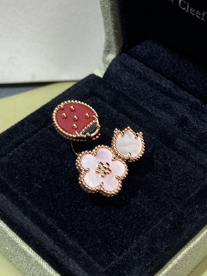 [Joyas Regalia] ANILLO DE ORO ROSA CON MOTIVO DE LA SUERTE 3