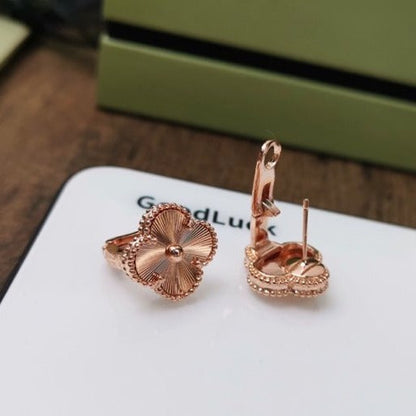 [Bijoux Regalia]Boucles d'oreilles Clover Medium