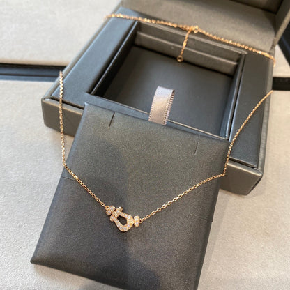 [Regalia jewelry]FORCE 10 DIAMOND PINK GOLD NECKLACE MINI MODEL