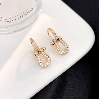 [Bijoux Regalia]Boucles d'oreilles pendantes Force 10 Full Diamond Medium Model