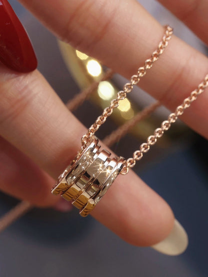 [Bijoux Regalia] COLLIER ZÉRO 1 EN OR ROSE