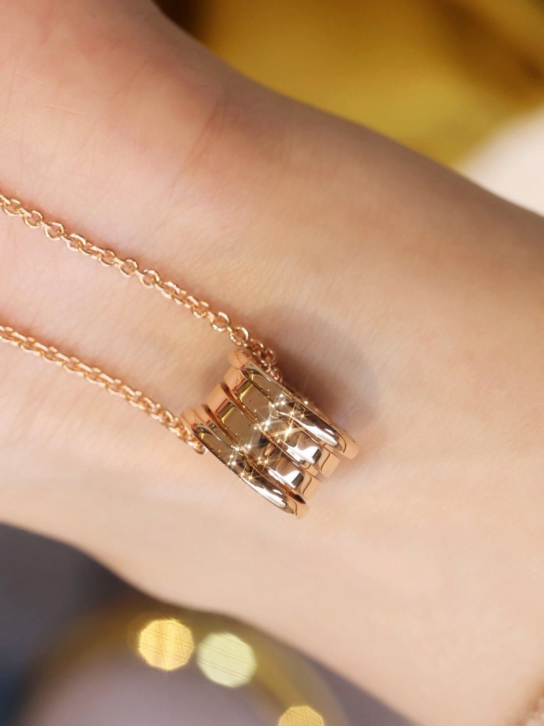 [Bijoux Regalia] COLLIER ZÉRO 1 EN OR ROSE
