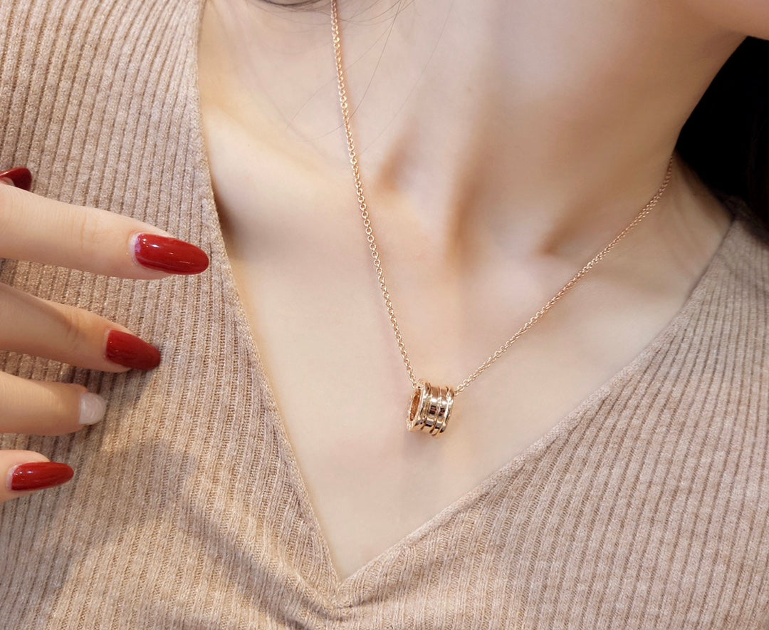 [Bijoux Regalia] COLLIER ZÉRO 1 EN OR ROSE