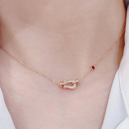 [Joyas Regalia] COLLAR DE ORO ROSA CON DIAMANTES FORCE 10