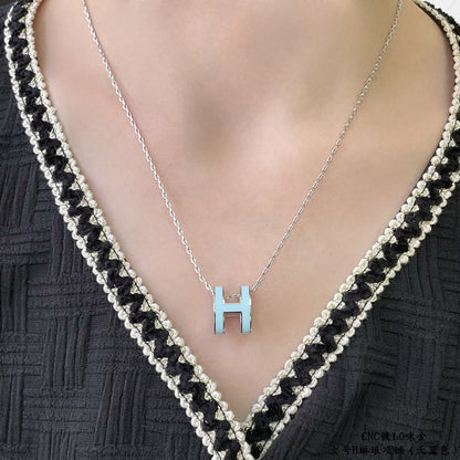 [Bijoux Regalia] COLLIER POP H BLEU CIEL