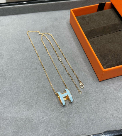 [Bijoux Regalia] COLLIER POP H BLEU CIEL