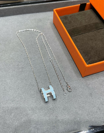 [Bijoux Regalia] COLLIER POP H BLEU CIEL