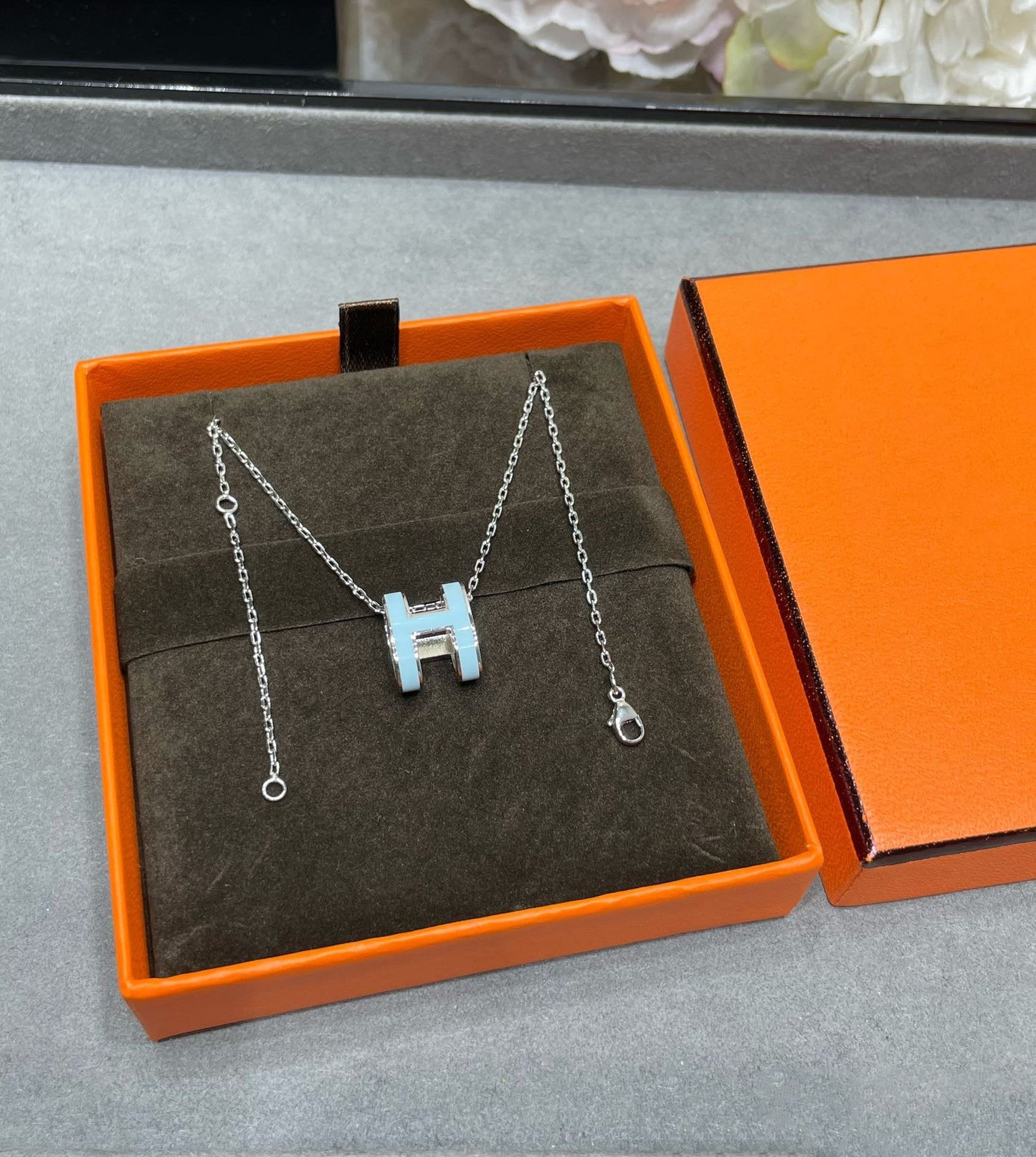 [Bijoux Regalia] COLLIER POP H BLEU CIEL