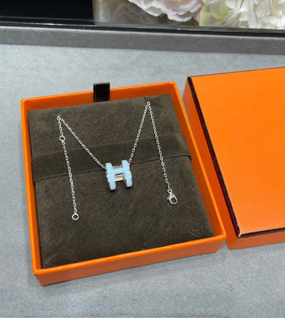 [Bijoux Regalia] COLLIER POP H BLEU CIEL