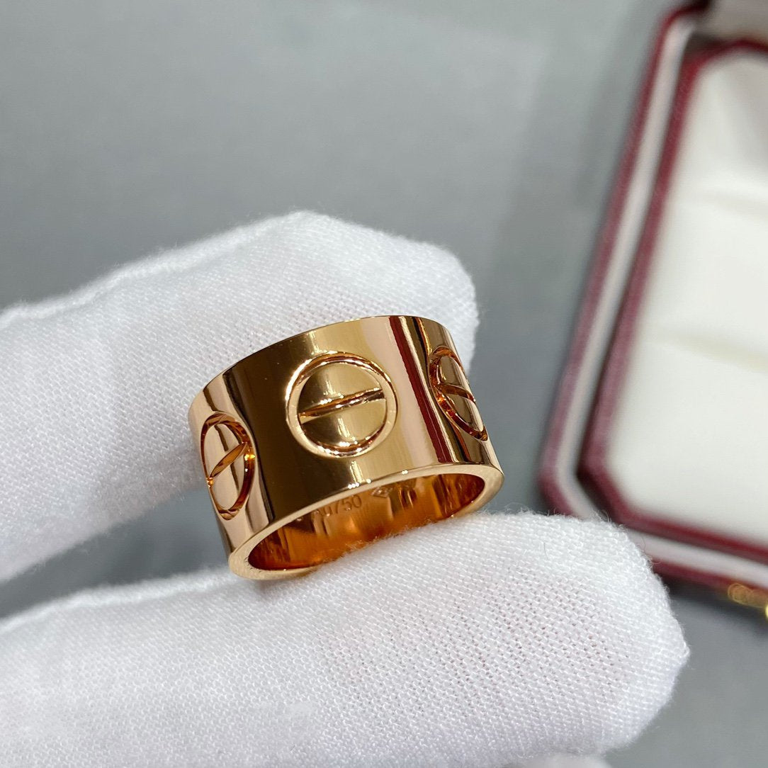 [Joyas Regalia] ANILLO GRANDE LOVE DE 11 MM