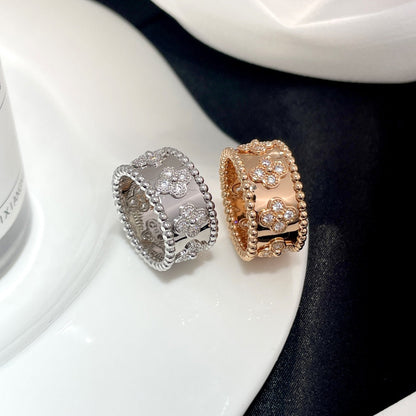[Bijoux Regalia] GRANDE BAGUE PERLEE DIAMANT 