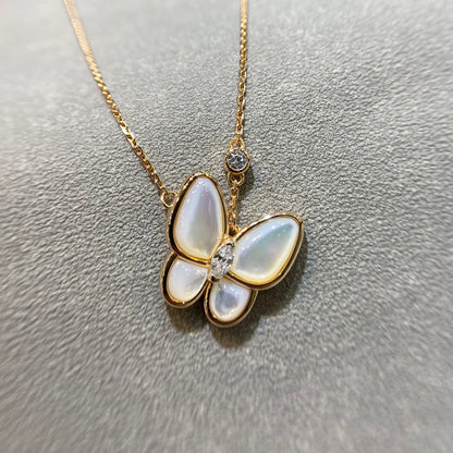 [Bijoux Regalia] COLLIER PAPILLON ET DIAMANT