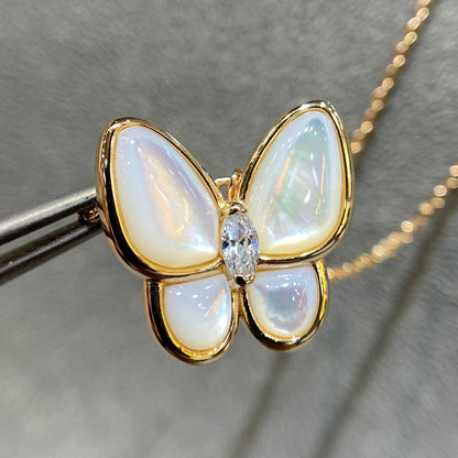 [Bijoux Regalia] COLLIER PAPILLON ET DIAMANT