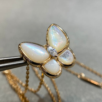 [Bijoux Regalia] COLLIER PAPILLON ET DIAMANT
