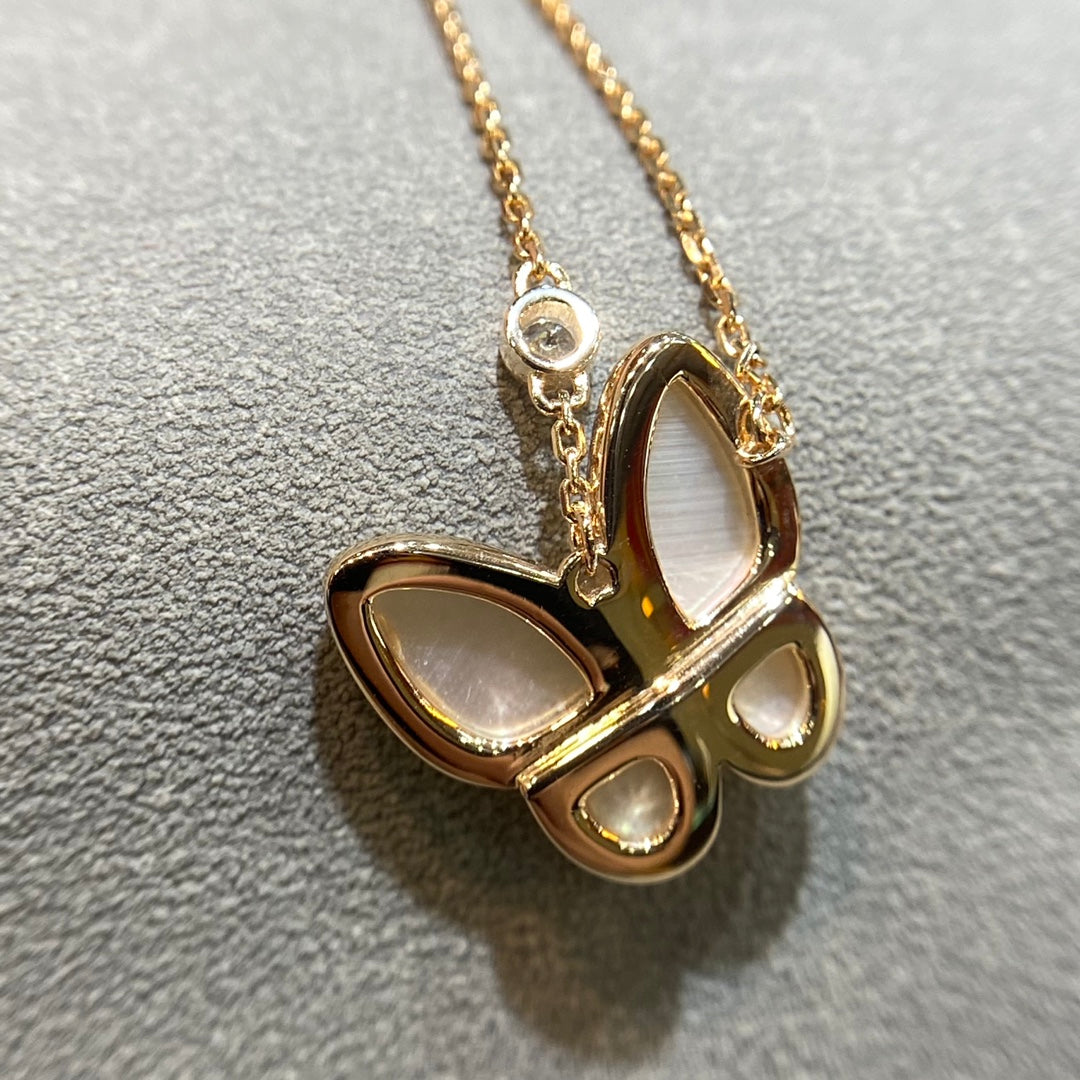 [Bijoux Regalia] COLLIER PAPILLON ET DIAMANT