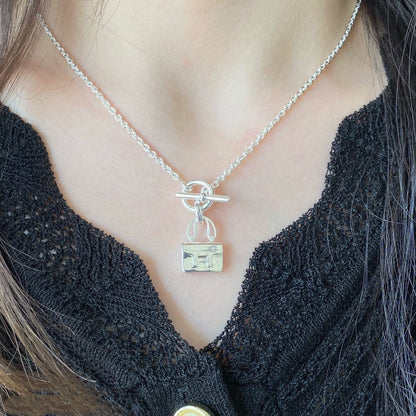 [Regalia jewelry]CONSTANCE PEDANT SILVER NECKLACE