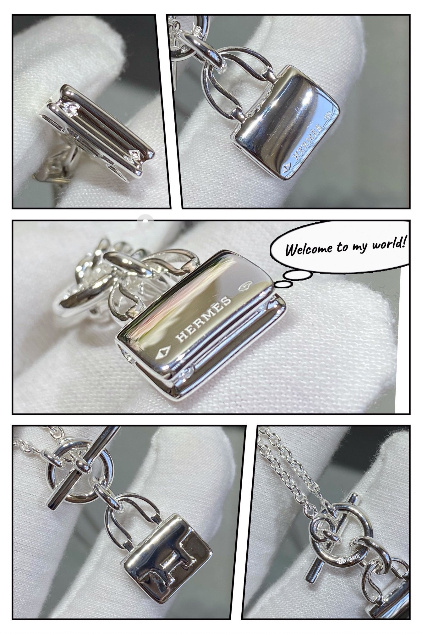 [Regalia jewelry]CONSTANCE PEDANT SILVER NECKLACE