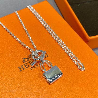 [Regalia jewelry]CONSTANCE PEDANT SILVER NECKLACE