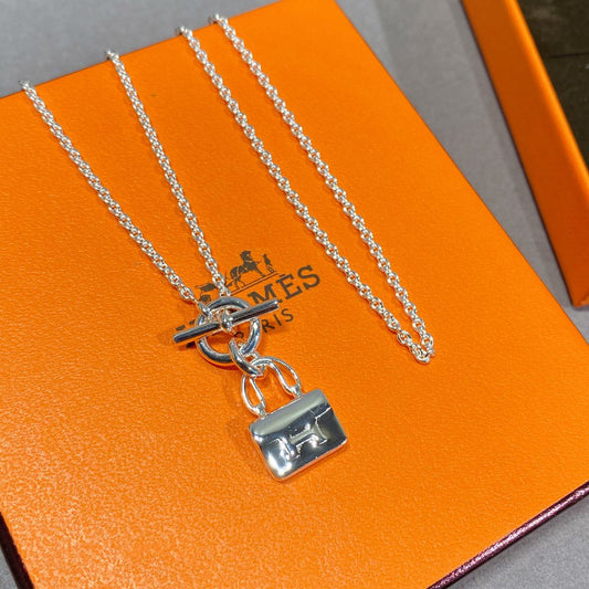 [Regalia jewelry]CONSTANCE PEDANT SILVER NECKLACE