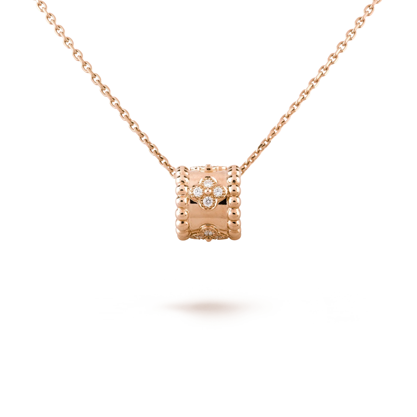 [Bijoux Regalia] COLLIER PENDENTIF PERLEE OR / OR ROSE