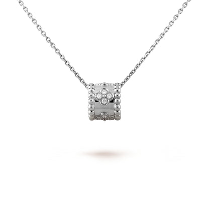[Bijoux Regalia] COLLIER PENDENTIF PERLEE ARGENT DIAMANT 