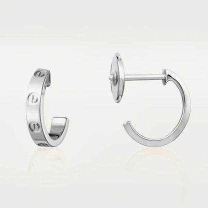 [Joyas Regalia] PENDIENTES DE AMOR 2,65 MM PLATA 