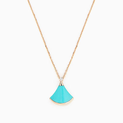 [Bijoux Regalia] COLLIER DREAM TURQUOISE OR ROSE