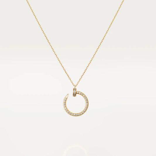 [Joyas Regalia]COLLAR JUSTE ORO DIAMANTES 
