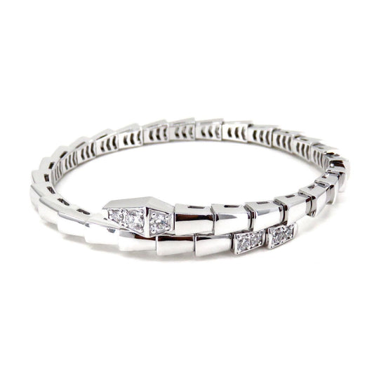 [Bijoux Regalia]BRACELET SERPENTI DIAMANTS ARGENT