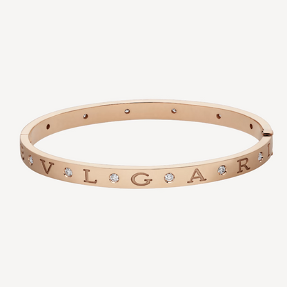 [Bijoux Regalia] BRACELET ZERO 1 OR ROSE 12 DIAMANTS