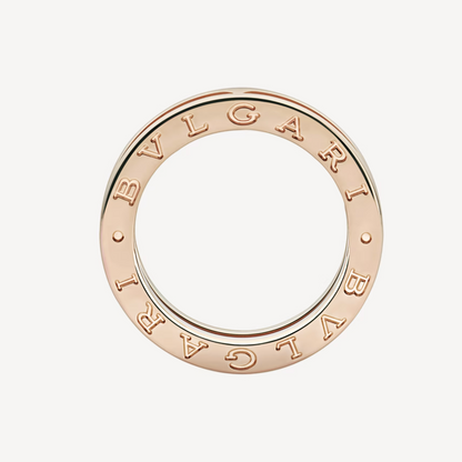 [Joyas Regalia] Anillo espiral con diamantes pavé de una sola banda y cero uno
