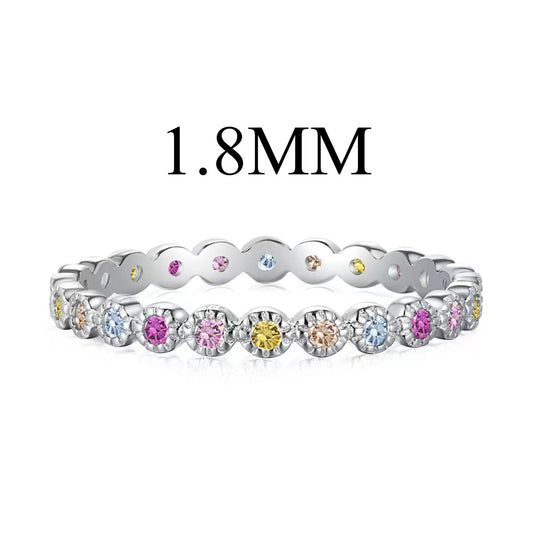 [Bijoux Regalia] Bague unique à taille ronde scintillante pour le quotidien