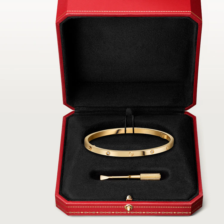 [Joyas Regalia] PULSERA LOVE 3,65 MM 6 DIAMANTES