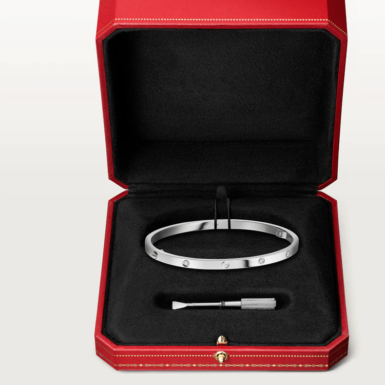 [Joyas Regalia] PULSERA LOVE 3,65 MM 6 DIAMANTES