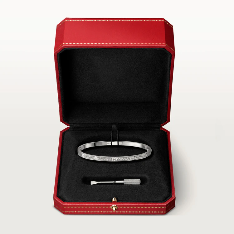 [Bijoux Regalia] BRACELET LOVE 3,65 MM PAVÉ DIAMANTS