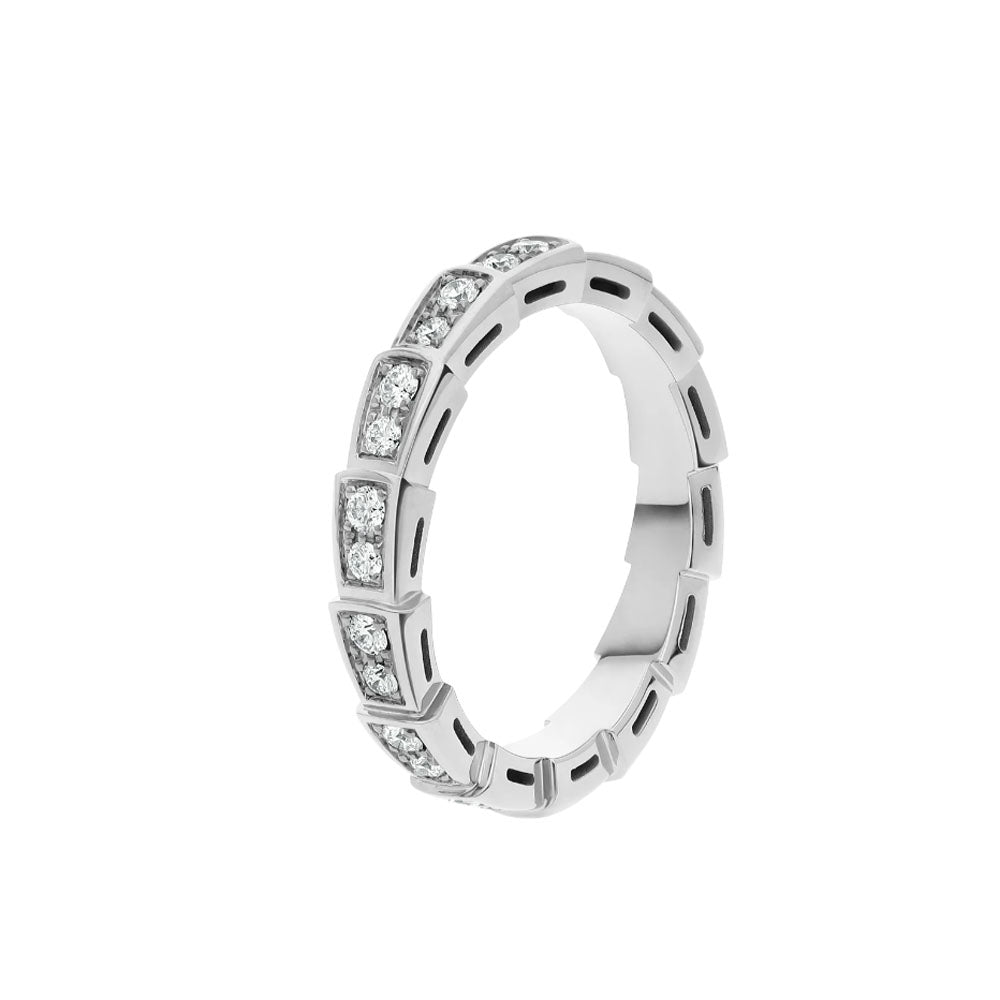 [Joyas Regalia] ANILLO SERPENTI PLATA CON DIAMANTES PAVÉ 3MM