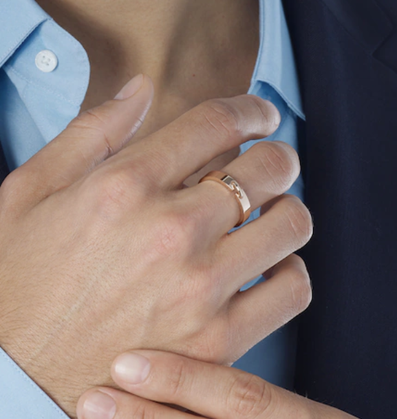 [Joyas Regalia] ANILLO VIDENCE DE 4 MM DE ALLIANCE LIENS