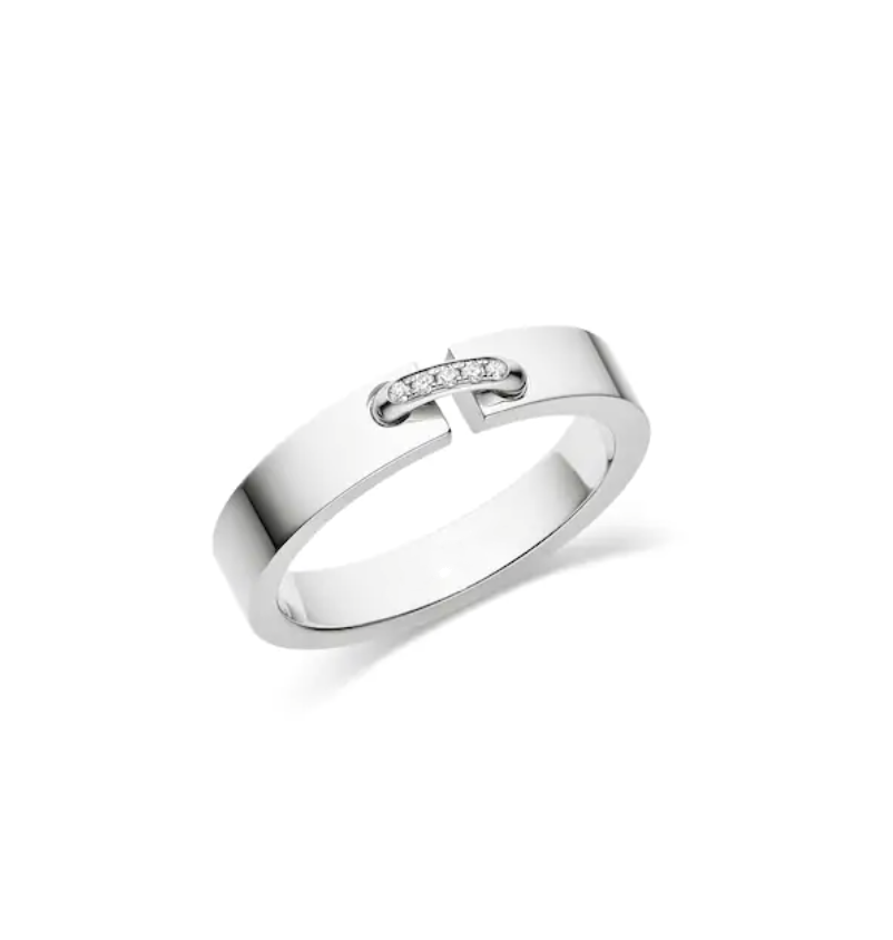[Joyas Regalia] ANILLO DE DIAMANTES VIDENCE DE 4 MM DE ALLIANCE LIENS