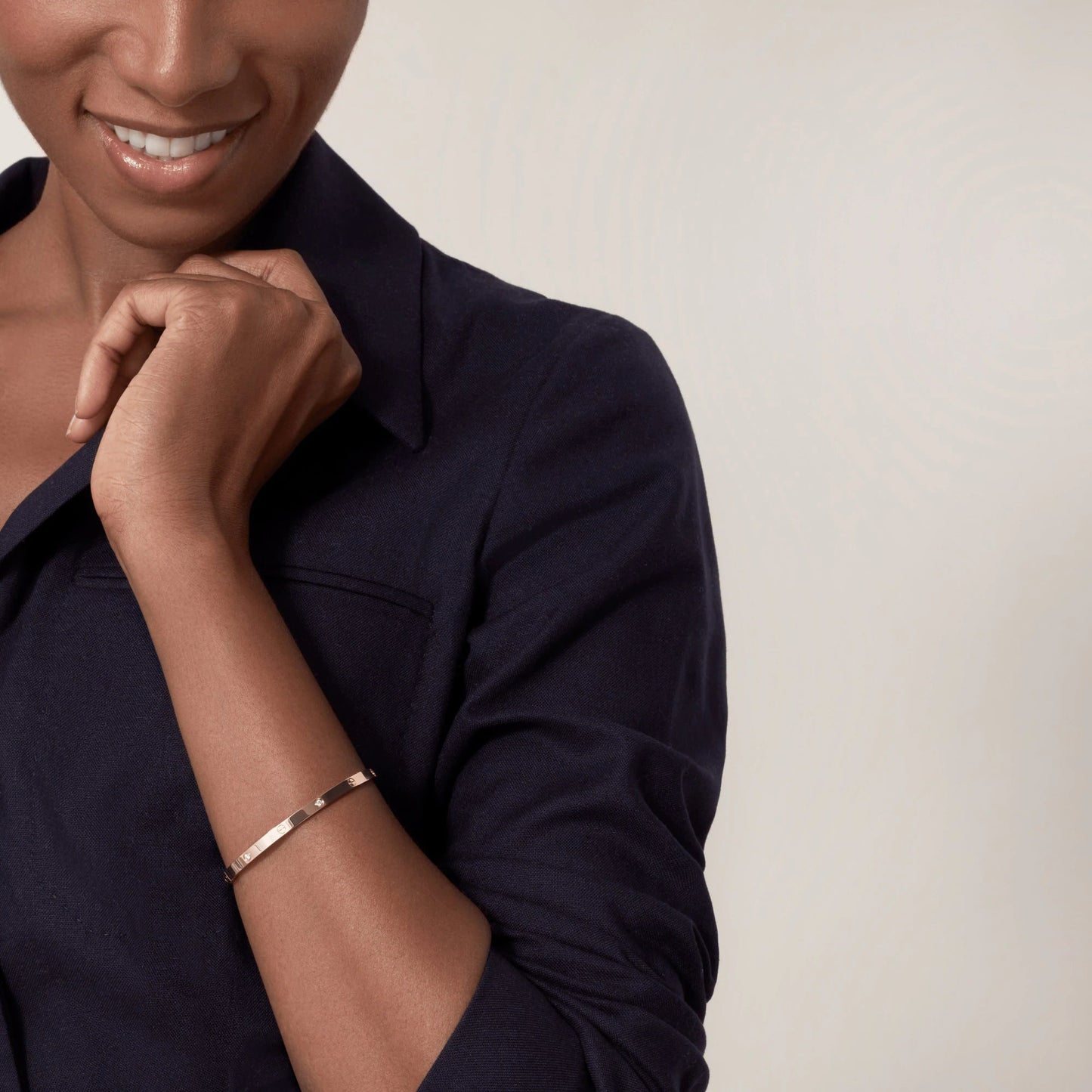 [Joyas Regalia] PULSERA LOVE 3,65 MM 6 DIAMANTES