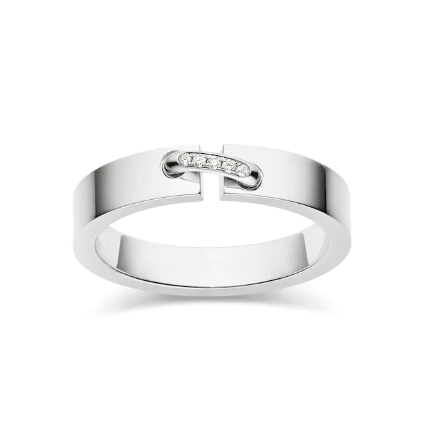 [Joyas Regalia] ANILLO DE DIAMANTES VIDENCE DE 4 MM DE ALLIANCE LIENS