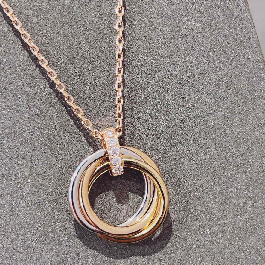 [Joyas Regalia] COLLAR TRINITY ORO DIAMANTES