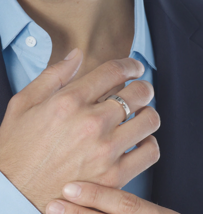[Joyas Regalia] ANILLO VIDENCE DE 4 MM DE ALLIANCE LIENS