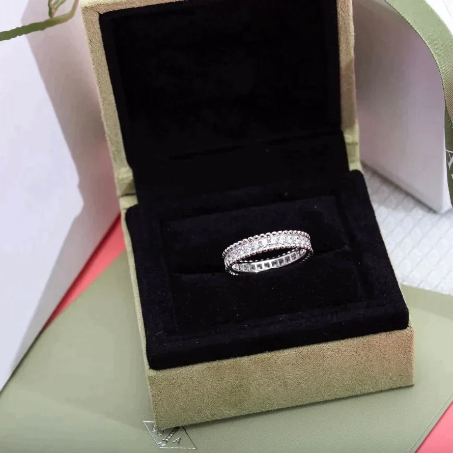 [Regalia jewelry]PERLEE DIAMOND SILVER RING