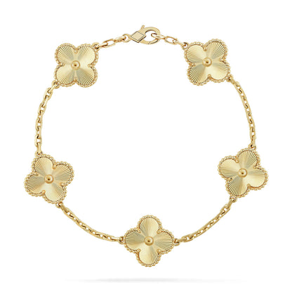 [Bijoux Regalia]BRACELET LASER TRÈFLE 5 FLEURS 