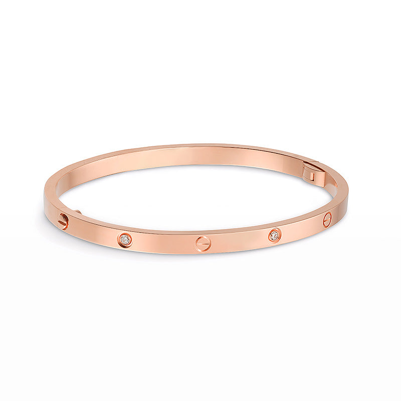 [Joyas Regalia] PULSERA LOVE 3,65 MM 6 DIAMANTES