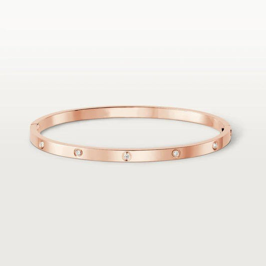 [Joyas Regalia] PULSERA LOVE 3,65 MM 10 DIAMANTES